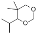 CAS#: 3583-00-4， 5,5-Dimethyl-4-(1-Methylethyl)-1,3-Dioxane