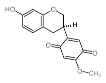 CAS#: 35878-39-8， 2-[(3R)-7-Hydroxychroman-3-Yl]-5-Methoxycyclohexa-2,5-Diene-1,4-Dione