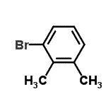 structure of CAS# 35884-77-6, 1-Bromo-2,3-Dimethylbenzene;1-Bromo-2,3-dimethyl benzene;1-Bromo-2,3-dimethylbenzene, 3-Bromo-o-xylene;3-Bromo-1,2-dimethylbenzene