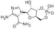 CAS#: 35908-14-6， 5-Amino-1-(2,7-dihydroxy-2-oxidotetrahydro-4H-furo[3,2-d][1,3,2]dioxaphosphinin-6-yl)-1H-imidazole-4-carboxamide