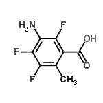 CAS 登录号：360065-37-8， 3-氨基-2,4,5-三氟-6-甲基苯甲酸