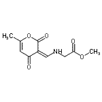 CAS#: 360069-20-1， Methyl N-[(Z)-(6-Methyl-2,4-Dioxo-2H-Pyran-3(4H)-Ylidene)Methyl]Glycinate