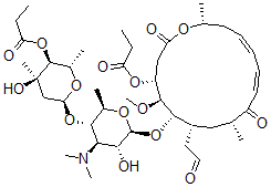 CAS#: 36025-69-1， [(2S,3S,4R,6S)-6-[(2R,3S,4R,5R,6S)-4-Dimethylamino-5-Hydroxy-6-[[(4R,5S,6S,7R,9R,11E,13E,16R)-5-Methoxy-9,16-Dimethyl-2,10-Dioxo-7-(2-Oxoethyl)-4-Propanoyloxy-1-Oxacyclohexadeca-11,13-Dien-6-Yl]Oxy]-2-Methyloxan-3-Yl]Oxy-4-Hydroxy-2,4-Dimethyloxan-3-Yl] Propanoate