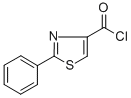 structure of CAS# 36094-04-9, 2-Phenyl-1,3-Thiazole-4-Carbonyl Chloride;2-Phenyl-1,3-Thiazole-4-Carbonyl Chloride ,97%;2-PHENYL-1,3-THIAZOLE-4-CARBONYL CHLORIDE