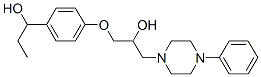 CAS 登录号：36115-57-8， 1-[4-(1-羟基丙基)苯氧基]-3-(4-苯基哌嗪-1-基)丙-2-醇