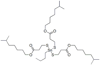 CAS#: 36118-60-2， 6-Methylheptyl 3-[Butyl-Bis[[3-(6-Methylheptoxy)-3-Oxopropyl]Sulfanyl]Stannyl]Sulfanylpropanoate