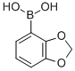 结构式 CAS# 361456-68-0, 1,3-苯并二氧戊环-4-基-硼酸