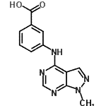 CAS#: 361986-58-5， 3-[(1-Methyl-1H-Pyrazolo[3,4-d]Pyrimidin-4-Yl)Amino]Benzoic Acid