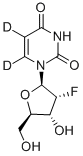 CAS#: 362049-50-1， 2'-Fluorodeoxyuridine-5,6-D2
