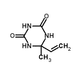 CAS#: 362514-65-6， 6-Methyl-6-Vinyl-1,3,5-Triazinane-2,4-Dione