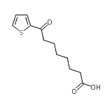 结构式 CAS# 362669-55-4, 8-氧代-8-(2-噻吩基)辛酸