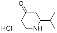 structure of CAS# 362707-26-4, 2-Iso-Propyl-Piperidin-4-One Hydrochloride;2-ISO-PROPYL-PIPERIDIN-4-ONE HYDROCHLORIDE;2-Isopropylpiperidin-4-One Hcl;2-Isopropylpiperidin-4-One