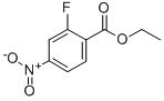 结构式 CAS# 363-32-6, 2-氟-4-硝基苯甲酸乙酯