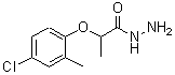 结构式 CAS# 36304-48-0, 2-(4-氯-2-甲基苯氧基)丙酰肼