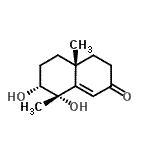 CAS#: 363610-36-0， (4aR,7R,8S)-7,8-Dihydroxy-4A,8-Dimethyl-4,4A,5,6,7,8-Hexahydro-2(3H)-Naphthalenone