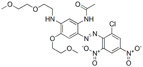 CAS#: 36379-03-0， N-[2-[2-(2-Chloro-4,6-Dinitrophenyl)Diazenyl]-4-(2-Methoxyethoxy)-5-[[2-(2-Methoxyethoxy)Ethyl]Amino]Phenyl]-Acetamide