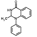 CAS 登录号：36384-01-7， 2-甲基-1-苯基-2,3-二氢-4(1H)-喹唑啉酮