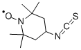 structure of CAS# 36410-81-8, 4-Isothiocyanato-2,2,6,6-Tetramethylpiperidine 1-Oxyl;4-Isothiocyanato-Tempo;76381_Fluka;1-Piperidinyloxy, 4-Isothiocyanato-2,2,6,6-Tetramethyl-