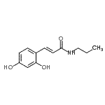 CAS#: 364326-44-3， (2E)-3-(2,4-Dihydroxyphenyl)-N-Propylacrylamide