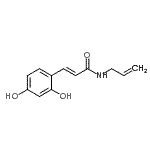CAS#: 364326-60-3， (2E)-N-Allyl-3-(2,4-Dihydroxyphenyl)Acrylamide