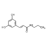 CAS#: 364326-93-2， (2E)-3-(3,5-Dihydroxyphenyl)-N-Propylacrylamide