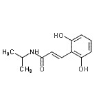 CAS#: 364327-54-8， (2E)-3-(2,6-Dihydroxyphenyl)-N-Isopropylacrylamide