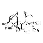 CAS#: 36434-14-7， (1R,2R,5S,8S,9S,10S,11S,17S)-5,17-Dihydroxy-11-Methyl-6-Methylene-12-Oxo-13-Oxapentacyclo[9.3.3.1<Sup>5,8</Sup>.0<Sup>1,10</Sup>.0<Sup>2,8</Sup>]Octadecane-9-Carboxylic Acid