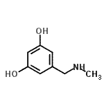 CAS#: 364365-85-5， 5-[(Methylamino)Methyl]-1,3-Benzenediol