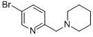 structure of CAS# 364794-78-5, 5-Bromo-2-Piperidin-1-Ylmethyl-Pyridine;5-BROMO-2-PIPERIDIN-1-YLMETHYL-PYRIDINE