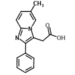 CAS#: 365213-66-7， (6-Methyl-2-Phenylimidazo[1,2-a]Pyridin-3-Yl)Acetic Acid