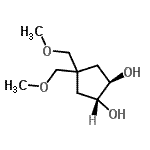 CAS#: 365997-06-4， (1R,2R)-4,4-Bis(Methoxymethyl)Cyclopentane-1,2-Diol