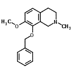 CAS#: 36646-87-4， 8-(Benzyloxy)-7-Methoxy-2-Methyl-1,2,3,4-Tetrahydroisoquinoline