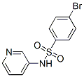 结构式 CAS# 3665-12-1, 4-溴-N-吡啶-3-基苯磺酰胺