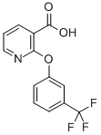 结构式 CAS# 36701-89-0, 2-[3-(三氟甲基)苯氧基]烟酸
