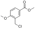 structure of CAS# 36755-02-9, 3-Chloromethyl-4-Methoxy-Benzoic Acid Methyl Ester;Methyl 3-(Chloromethyl)-4-Methoxybenzoate(SALTDATA: FREE)