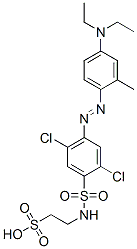 CAS#: 36783-07-0， 2-[[2,5-Dichloro-4-(4-Diethylamino-2-Methylphenyl)Diazenylphenyl]Sulfonylamino]Ethanesulfonic Acid