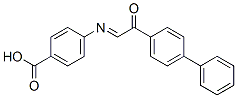CAS#: 3686-70-2， 4-[[2-Oxo-2-(4-Phenylphenyl)Ethylidene]Amino]Benzoic Acid