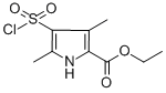 结构式 CAS# 368869-88-9, 4-(氯磺酰基)-3,5-二甲基-1H-吡咯-2-羧酸乙酯