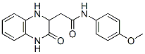 CAS 登录号：36932-44-2， N-(4-甲氧基苯基)-2-[(2S)-3-氧代-2,4-二氢-1H-喹喔啉-2-基]乙酰胺