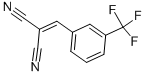 structure of CAS# 36937-90-3, 2-(3-Trifluorobenzylidene)-Malononitrile;2-[[3-(Trifluoromethyl)Phenyl]Methylene]Propanedinitrile;2-[3-(Trifluoromethyl)Benzylidene]Malononitrile;Zinc00293164