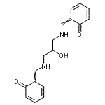CAS#: 3694-33-5， 6,6'-[(2-Hydroxy-1,3-Propanediyl)Bis(Iminomethylylidene)]Bis(2,4-Cyclohexadien-1-One)