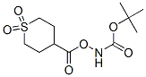 structure of CAS# 369402-94-8, 4-[[(1,1-Dimethylethoxy)Carbonyl]Amino]Tetrahydro-2H-Thiopyran-4-Carboxylicacid 1,1-Dioxide;2H-Thiopyran-4-Carboxylicacid,4-[[(1,1-Dimethylethoxy)Carbonyl]Amino]Tetrahydro-,1,1-Dioxide(9CI)