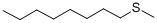 structure of CAS# 3698-95-1, Methyl n-Octyl Sulfide;1-(Methylthio)Octane;Methyl N-Octyl Sulfide;Octane, 1-(Methylthio)-
