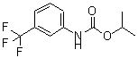 结构式 CAS# 370-56-9, 3-三氟甲基苯氨甲酸异丙酯