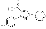 CAS#: 370098-34-3， 3-(4-Fluorophenyl)-1-Phenyl-1H-Pyrazole-4-Carboxylic Acid