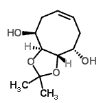 CAS#: 370103-88-1， (3aS,4S,6Z,9S,9aS)-2,2-Dimethyl-3A,4,5,8,9,9A-Hexahydrocycloocta[d][1,3]Dioxole-4,9-Diol