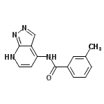 CAS#: 370589-13-2， 3-Methyl-N-(1H-Pyrazolo[3,4-b]Pyridin-4-Yl)Benzamide