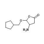 CAS#: 370875-33-5， 4-Amino-5-(Cyclopentylmethoxy)Dihydro-2(3H)-Furanone