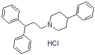 CAS#: 37088-47-4， 1-(3,3-Diphenylpropyl)-4-Phenyl-Piperidine Hydrochloride