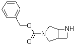 structure of CAS# 370880-87-8, Benzyl 3,6-Diazabicyclo[3.2.0]Heptane-3-Carboxylate;3,6-Diaza<wbr>-bicyclo[<wbr>3.2.0]hep<wbr>tane-3-ca<wbr>rboxylic <wbr>acid benz<wbr>yl ester;3,6-DIAZA<wbr>BICYCLO[3<wbr>.2.0]HEPT<wbr>ANE-3-CAR<wbr>BOXYLICAC<wbr>ID, PHENY<wbr>LMETHYL E<wbr>STER, (1S<wbr>,5S)-;3-Cbz-3,6-Diazabicyclo[3.2.0]heptane